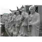 批量制作 價(jià)格從優(yōu) 石雕十八羅漢 18羅漢石材雕刻 精細(xì)工藝