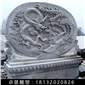 龍鳳呈祥石雕，大理石龍鳳呈祥雕塑