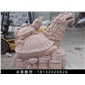 龍龜石雕，晚霞紅龍龜?shù)袼? title=