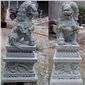 石雕獅子鎮(zhèn)宅辟邪 門(mén)口擺件