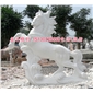 鑫澤雕刻 廠供應(yīng)石雕馬大理石漢白玉精品馬戶外動(dòng)物雕塑