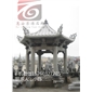 石雕仿古六角涼亭 花崗巖涼亭 單層石亭 園林景觀 雙層涼亭  戶外石亭