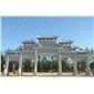 廠家供應(yīng)花崗巖青石多樣式石牌坊牌樓石門寺廟山門