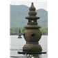 水塔石塔仿古三潭印月西湖塔