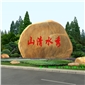 大型刻字石 黃蠟石 招牌石 景觀石