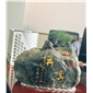 泰山石原石書桌盆景擺件組合