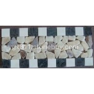 腰线系列\黑白+米黄乱石