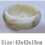 白玉艺术盆