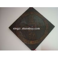 銹板雕刻＿鐘