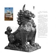 石雕獬豸，石雕独角兽，石雕灵兽瑞兽，风水石雕