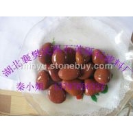 天然紅色鵝卵石