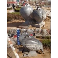 石雕鸳鸯，熊猫，金蟾，龟鳌，獬豸，蟾蜍，龟，石雕瑞兽动物
