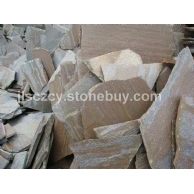 灰石英锈板荒料