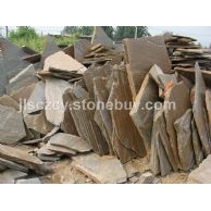 灰石英锈板荒料