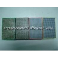 Diamond hand pads