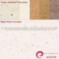 Artificial travertine