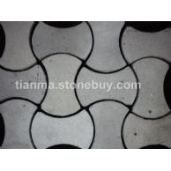 火山岩/玄武岩斧形甬道板