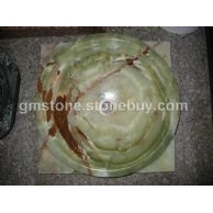 青玉石連體洗臉臺(tái)盆