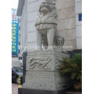 雕刻品-狮子