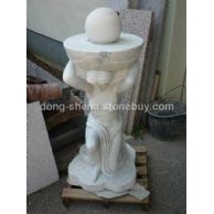 漢白玉人物風(fēng)水球
