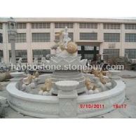 美人魚雕刻噴泉　廣場雕刻　園林雕刻　石雕　噴水池　噴水球　雕刻