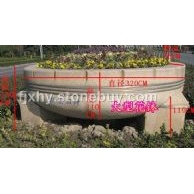 花缽 噴泉 水池 石材 石雕 園藝