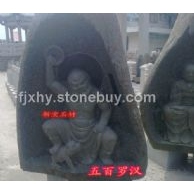 石雕 寺廟 和尚 石材 沙彌
