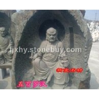 石雕 寺廟 和尚 石材 500羅漢