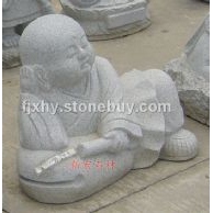 石雕 寺廟 和尚 石材 沙彌