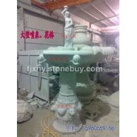 花缽 噴泉 水池 石材 石雕
