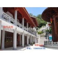 石材 欄桿 寺廟 圓柱