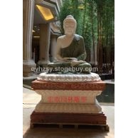 汉白玉精品 做佛