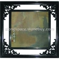 48.古頁巖畫 山狼嗥月~1