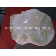 浅青玉茶盘