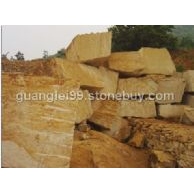 黄木纹矿山荒料