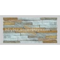 锈绿石英毛边文化石