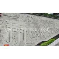 青砂石雕刻壁画