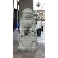 青砂石雕刻石狮