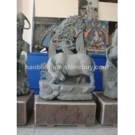 十二生肖　動(dòng)物雕刻　石雕　園林雕刻　園林景觀
