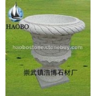 花缽　花盆　園林景觀　園林雕刻　石雕　　