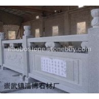 園林建筑雕刻　泉州白欄桿　建筑材料　石雕