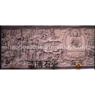 浮雕　石雕　牌匾　園林浮雕