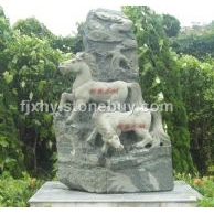 馬 十二生肖 動(dòng)物 園林 石雕 石材