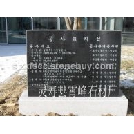 黑色韓國墓碑
