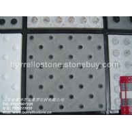 中国黑花岗岩盲道石