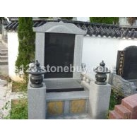 中式墓碑，墓碑加工制作，墓碑雕刻，山西黑墓碑