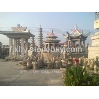 古建 宗教 寺廟 六角亭 八角亭 石塔