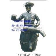 仿铜雕塑，玻璃钢雕塑厂家