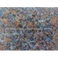 美国进口花岗岩日落红荒料