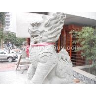青石狮雕